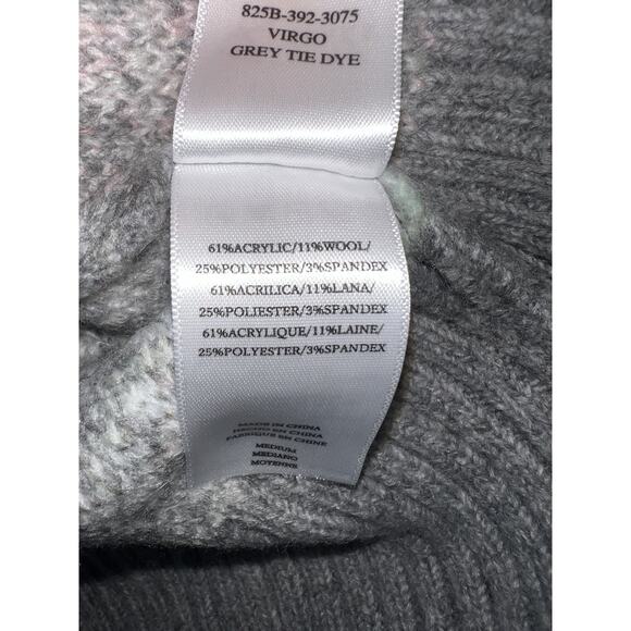 Rails Sweater Womens Medium Tie Dye Virgo Pullover Wool Blend Cozy Soft Knit - Picture 4 of 6